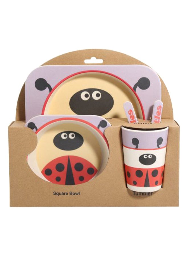 5-Piece Animal Theme Tableware Set